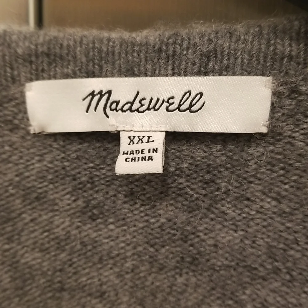 💕MADEWELL💕 Cozy Walker Cardigan ~ Heather Evening Grey XXL NWOT